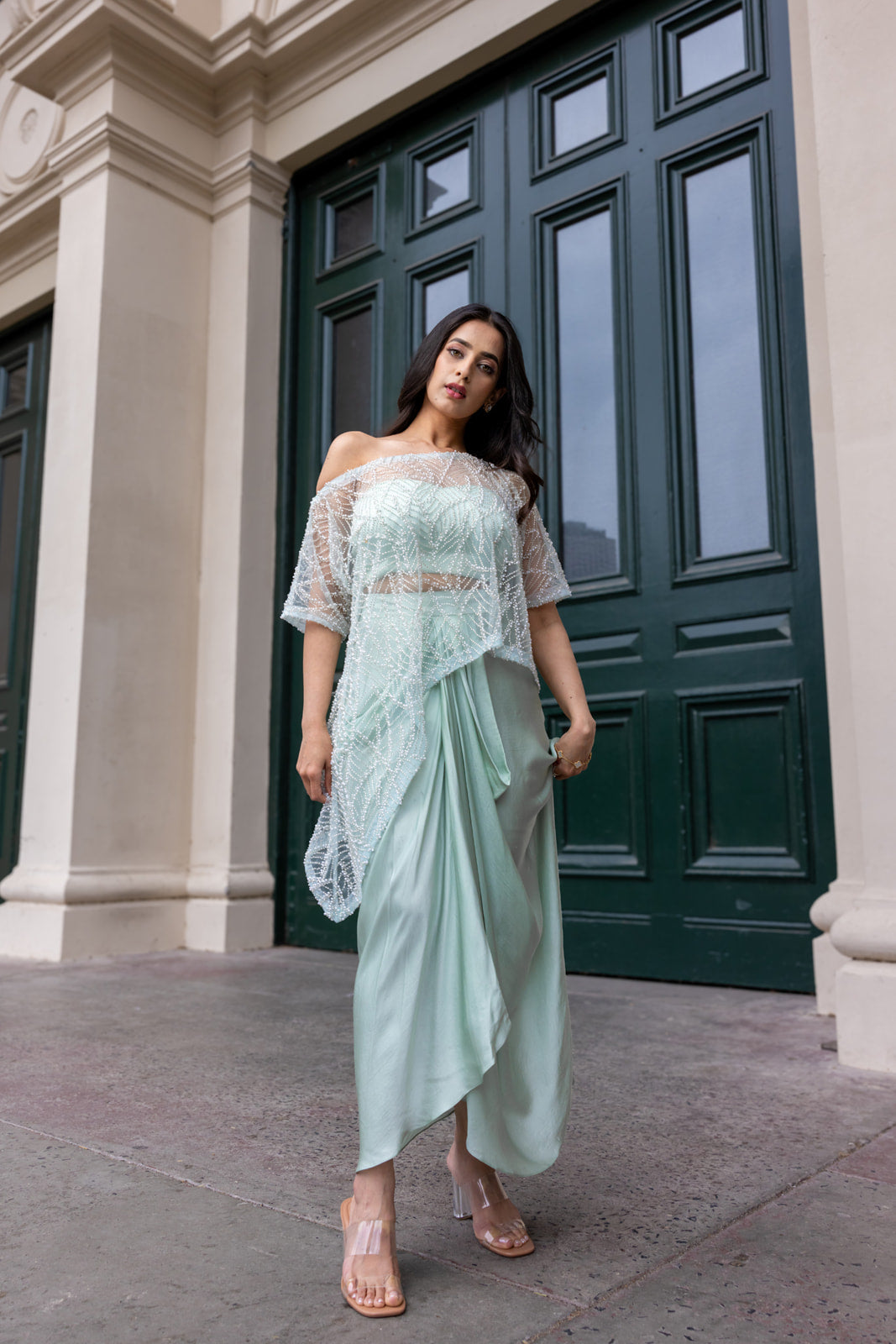 Drapes by HLS - Asymetrical Skirt Set
