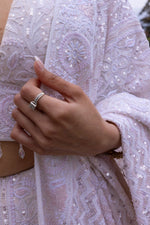 Load image into Gallery viewer, Azal Premium Chikankari and Crystal handwork lehenga
