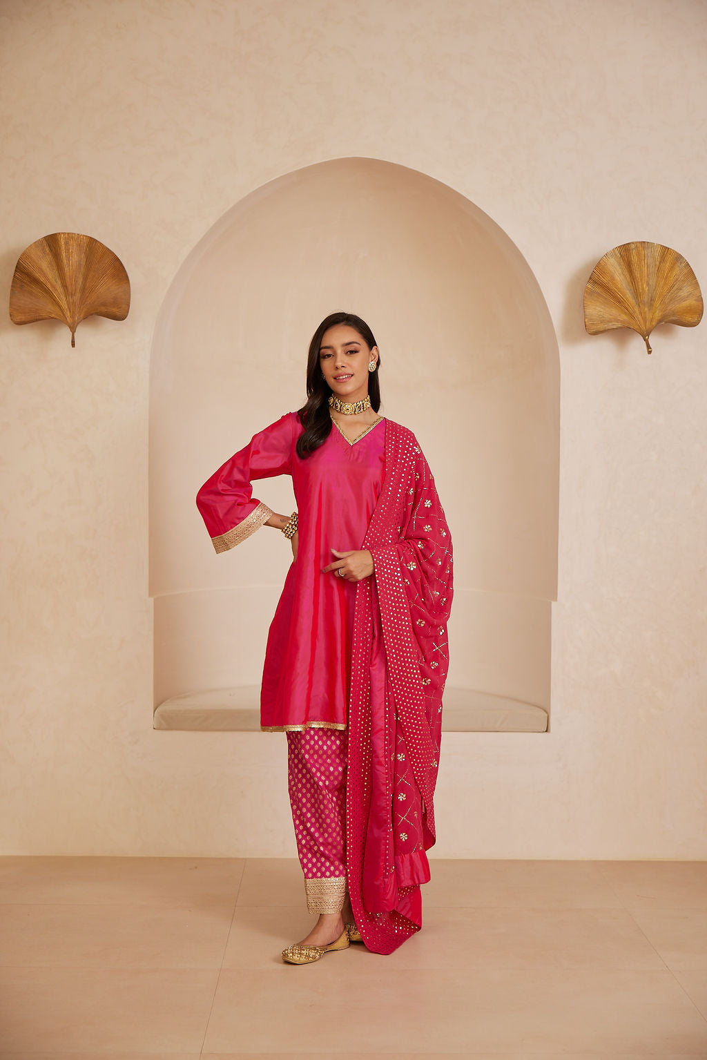 Hot Pink Kamdani suit