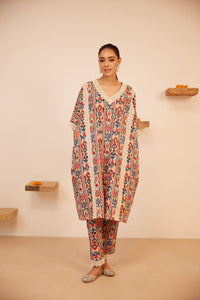Ikat Oversize Kurta Set -  Part of Matching Family Sets