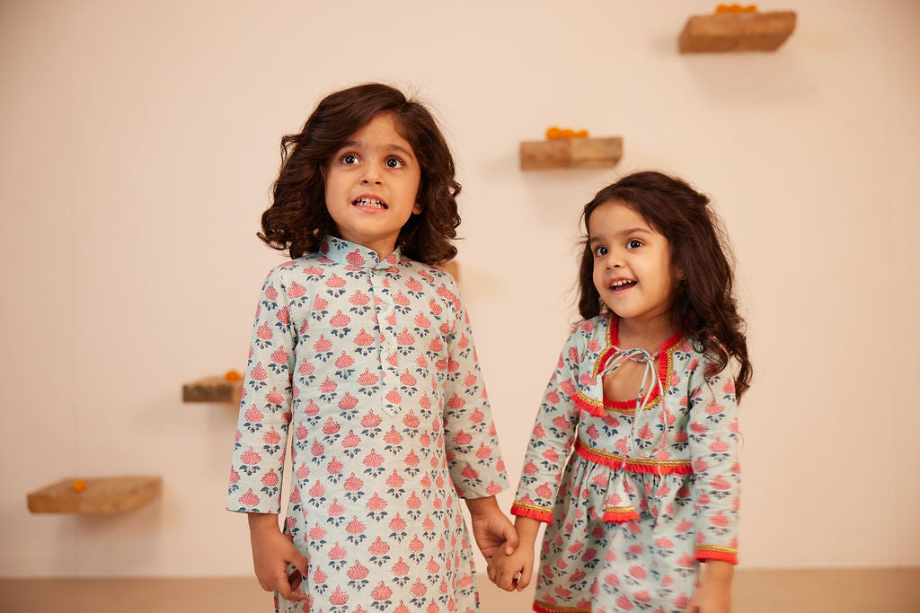 Boys Kurta Set - Matching Family Sets