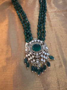 Emeralds and Polki Necklace