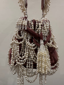 Handcrafted Pearl Potli Bag