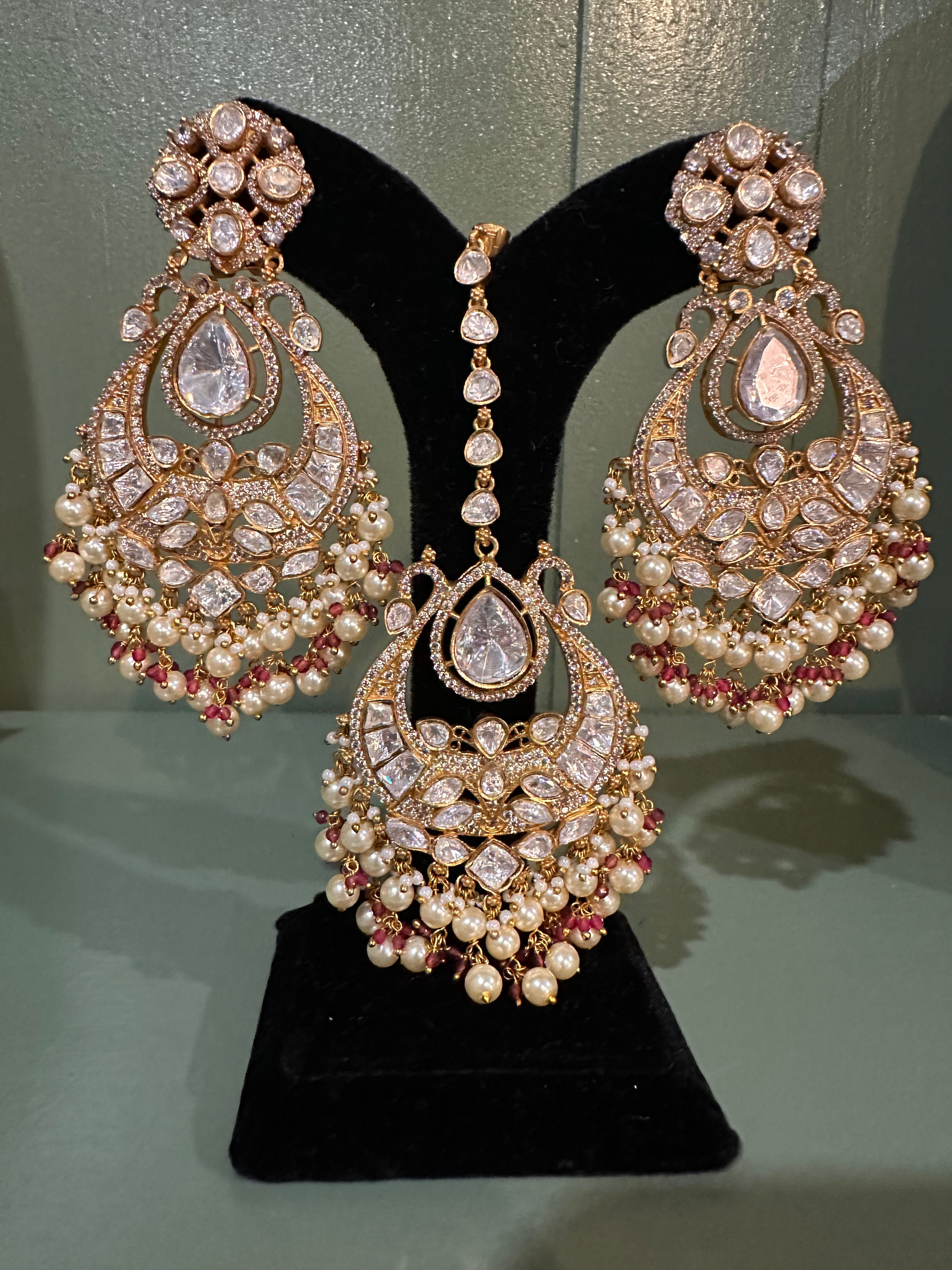 Earrings and Tikka set