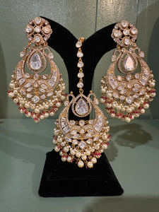 Earrings and Tikka set