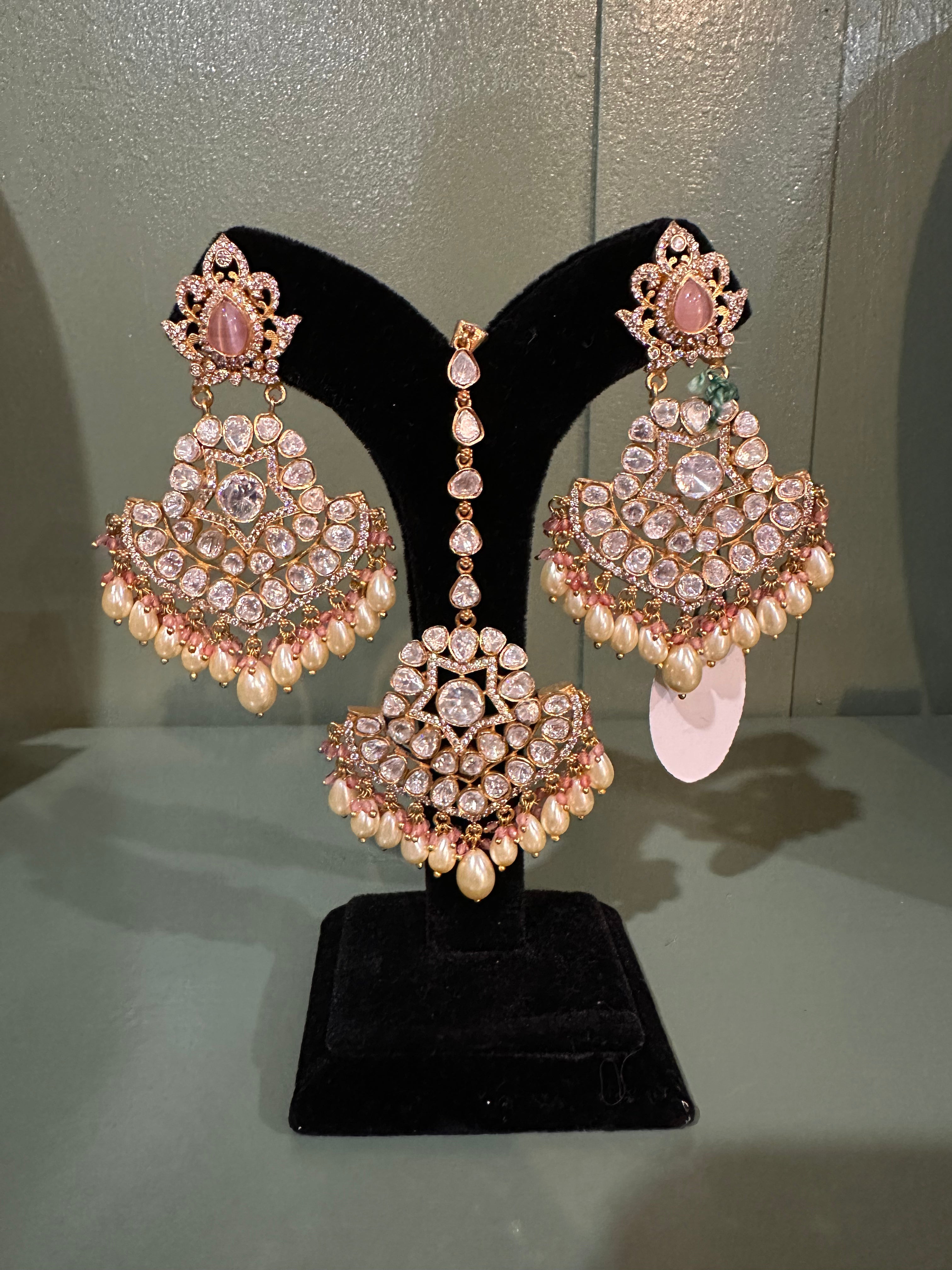 Earrings and Tikka Set